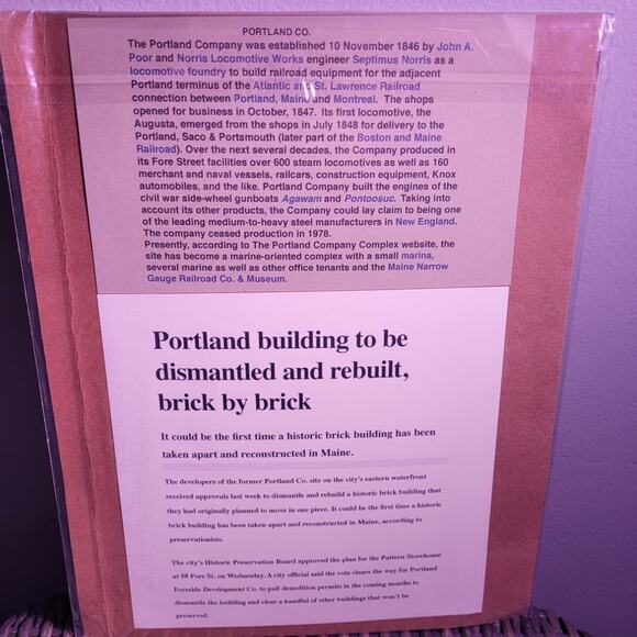 Anna Karlina Signed Photography Portland Co Maine 2021 Historic Street Art 9x12 - Picture 2 of 9